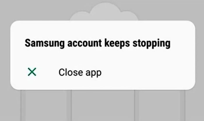 Tại sao không thể đăng nhập vào Samsung account trên điện thoại?