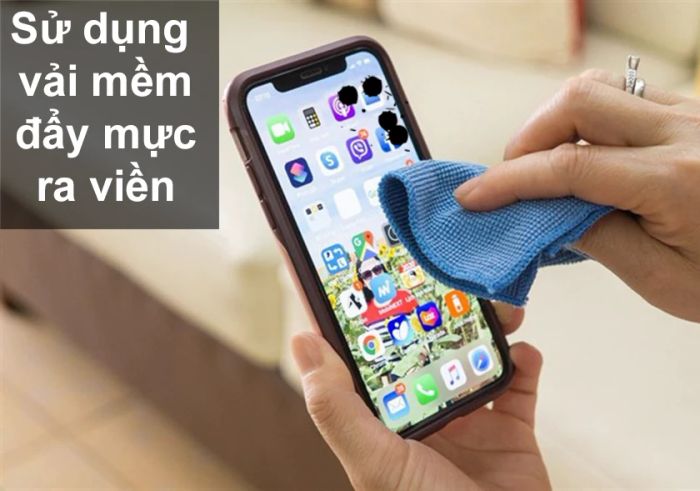 Hướng dẫn khắc phục nhanh khi màn hình điện thoại bị loang mực tại nhà