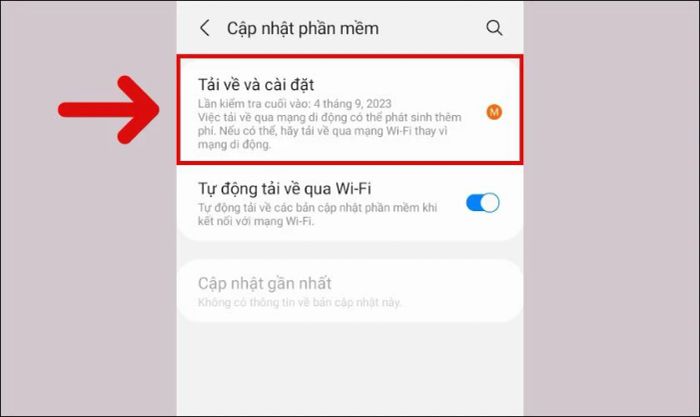 Trên màn hình hiện ra, bạn chọn Tải về và cài đặt