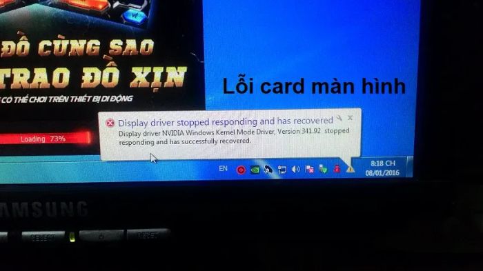 Nguyên nhân gây lỗi màn hình laptop nháy giật