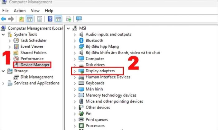 Hướng dẫn cập nhật driver để sửa lỗi màn hình laptop bị giật