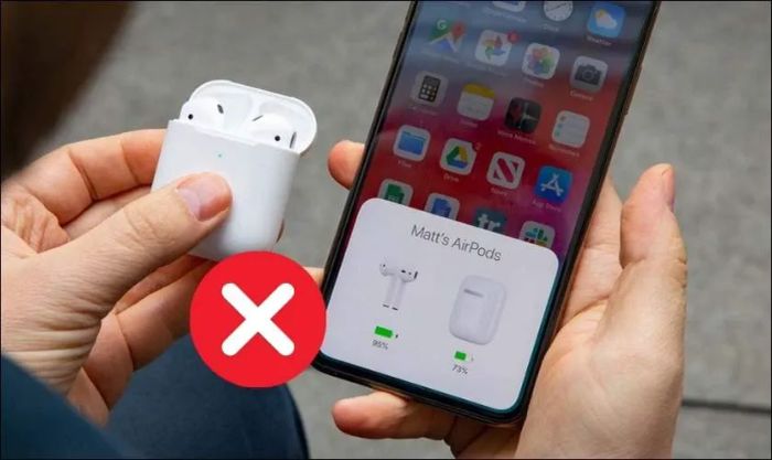 Ngắt kết nối tai nghe Bluetooth để sửa lỗi loa iPhone không phát ra âm thanh