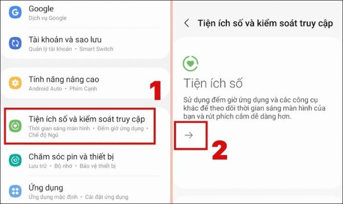 Khắc phục lỗi mất màu trên điện thoại Samsung bằng cách tắt chế độ Thư giãn
