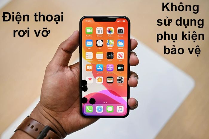 Nguyên nhân khiến điện thoại bị chảy mực màn hình