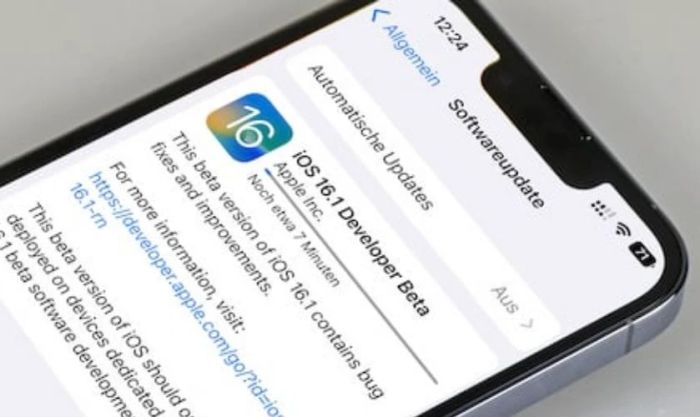 Phần mềm iOS không tương thích với thiết bị