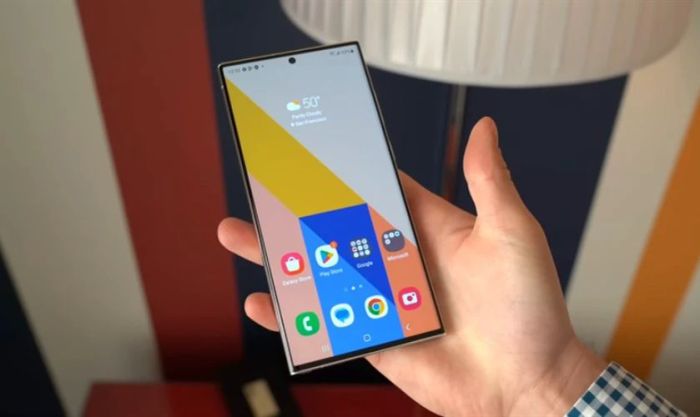Điện thoại Samsung S23 Ultra bị lỗi sọc màn hình