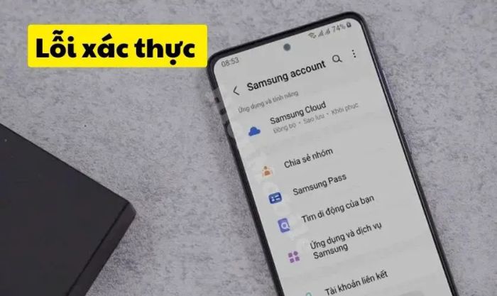 Lỗi không thể đăng nhập vào Samsung account trên điện thoại