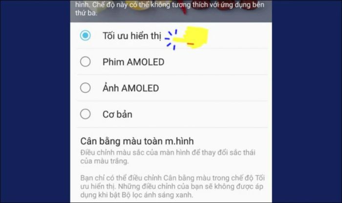 Điều chỉnh độ sáng màn hình trên Samsung S8