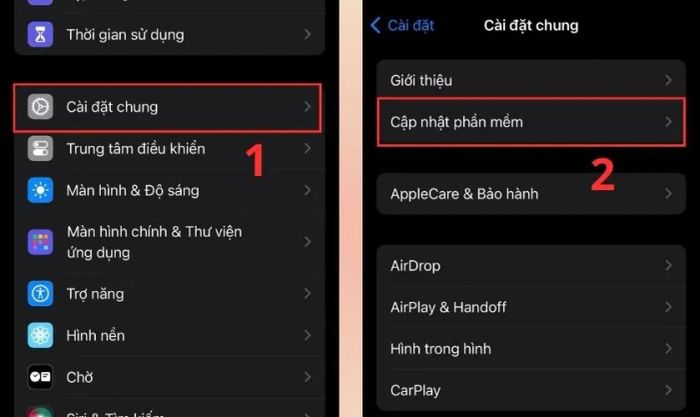 Cập nhật iPhone lên phiên bản hệ điều hành iOS mới nhất để sửa lỗi