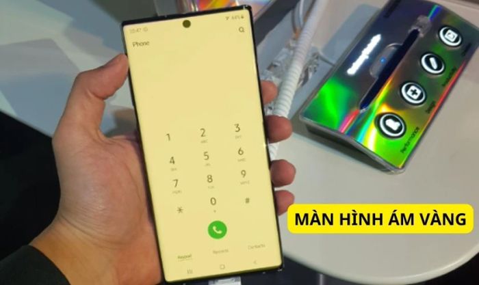 Nguyên nhân khiến màn hình Samsung bị ám vàng