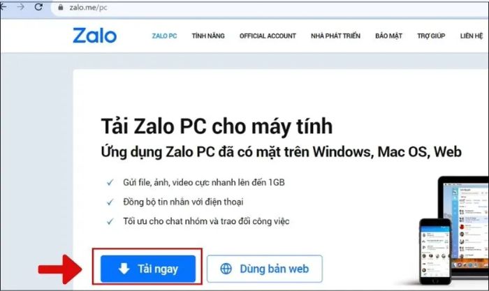 Tải Zalo phiên bản PC về máy tính của bạn