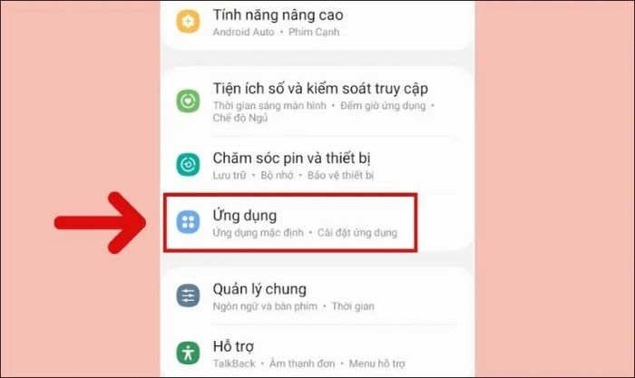 Xóa dữ liệu và cache trên điện thoại Samsung bị lỗi phần mềm