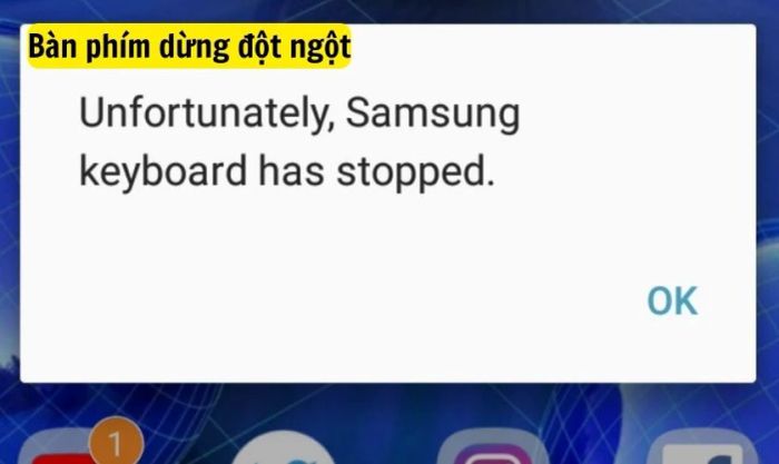 Những dấu hiệu cho thấy bàn phím điện thoại Samsung bị lỗi