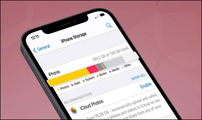 Xóa bỏ các ứng dụng không cần thiết để giải phóng bộ nhớ