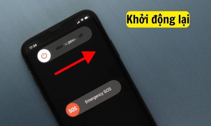 Khởi động lại iPhone 11 khi gặp sự cố loạn cảm ứng