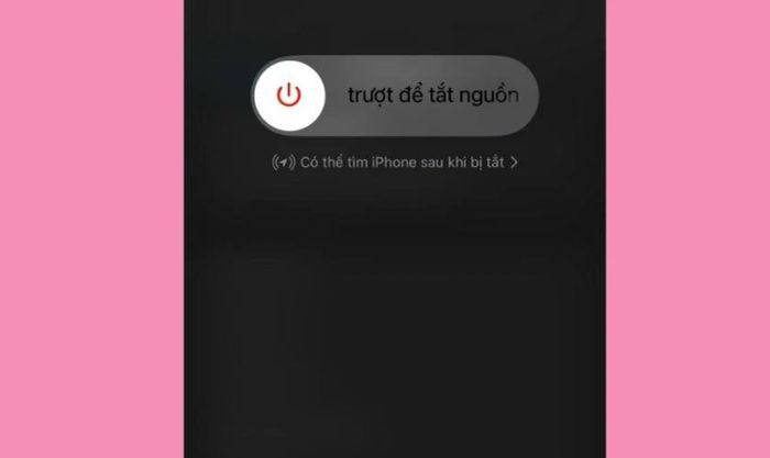 Giữ phím Nguồn cho đến khi màn hình hiển thị Trượt để tắt nguồn