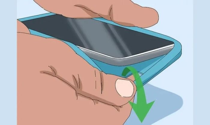 Tháo ốp lưng giúp làm mát iPhone 14