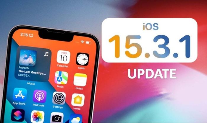 Cập nhật hệ điều hành iOS thường xuyên