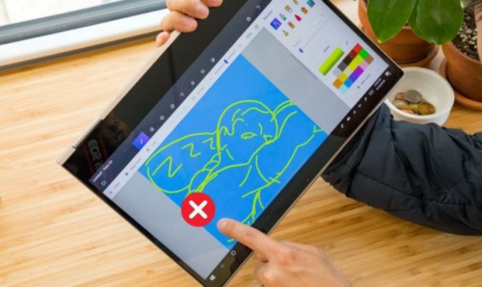 Lỗi màn hình laptop bị loạn cảm ứng