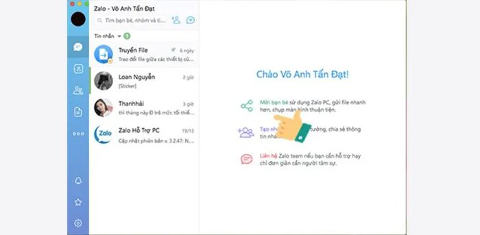Thiết lập tài khoản Zalo nhanh chóng bằng Facebook