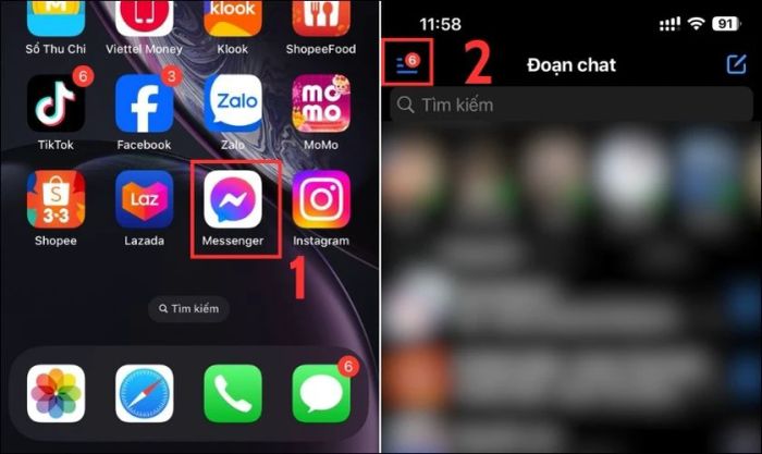 Bật thông báo tin nhắn trong ứng dụng Messenger