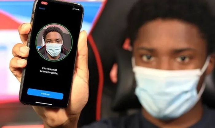 Có thể sử dụng Face ID khi đeo khẩu trang không?