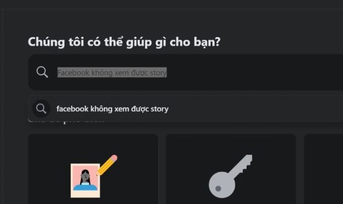 Báo cáo sự cố Facebook
