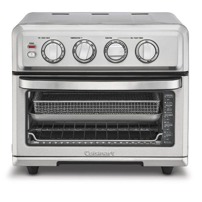 The sleek stainless steel air fryer