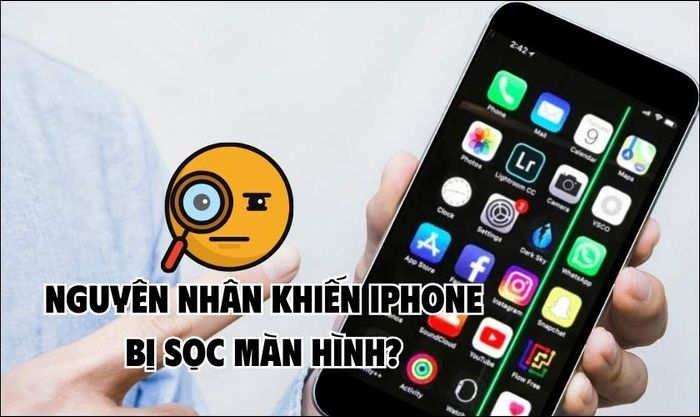 Lý do iPhone bị sọc màn hình