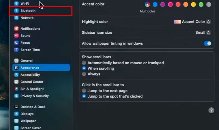 Khôi phục kết nối Bluetooth