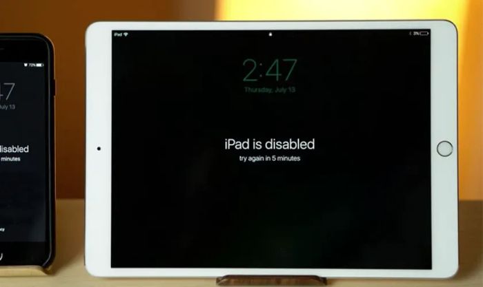 Các nguyên nhân khiến iPad của bạn bị vô hiệu hóa