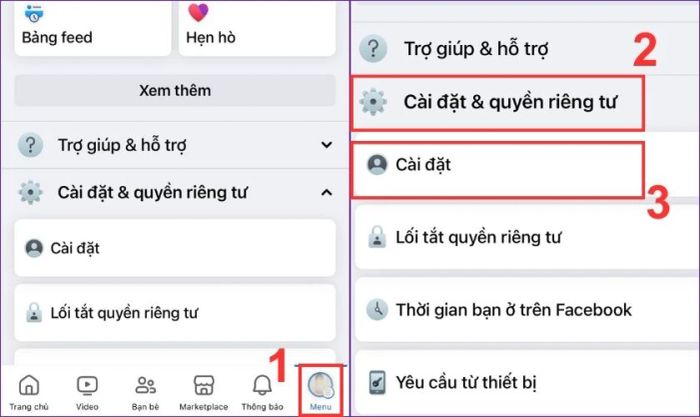 Đăng xuất và đăng nhập lại vào tài khoản để khắc phục lỗi kết nối mạng và bỏ chặn Messenger nhưng không thể nhắn tin được.