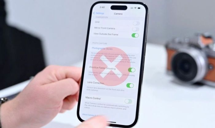 Ứng dụng lỗi khiến camera iPhone 14 Pro Max bị mờ