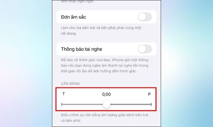 Kéo thanh Cân bằng theo hướng dẫn dưới đây