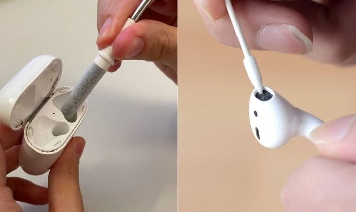 Vệ sinh tai nghe AirPods khi không kết nối được