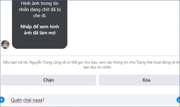 Soạn tin nhắn hoặc thả nhãn dán bất kỳ rồi nhấn Enter để gửi