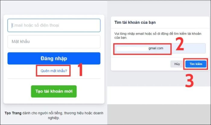Yêu cầu Facebook gửi lại mã xác nhận