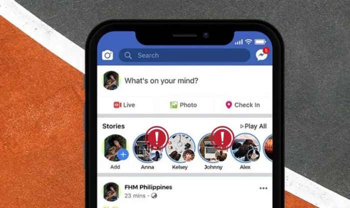 Tại sao không thể xem story của người khác trên Facebook?