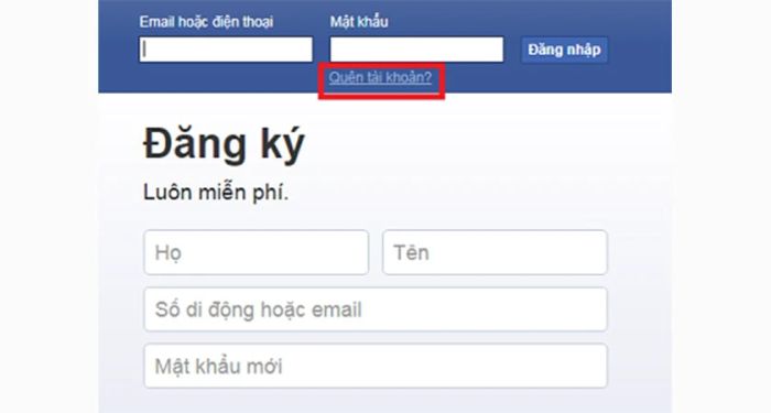 Tại sao không đăng nhập được vào Facebook?