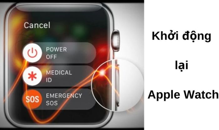 Khởi động lại Apple Watch