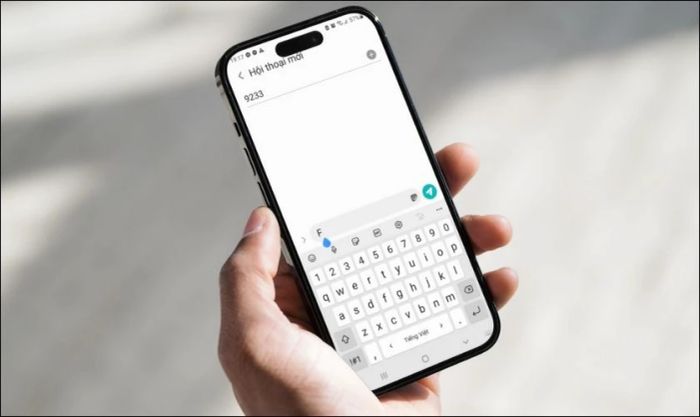 Soạn tin nhắn gửi đến tổng đài