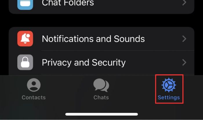 Clear Cache Telegram khi không thể xem video trên Telegram