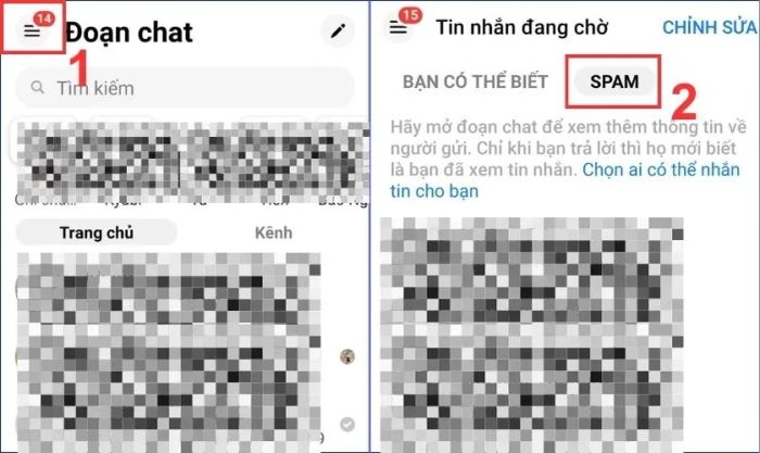 Cách bỏ tin nhắn spam Messenger trên điện thoại mà không cần phải nhắn tin
