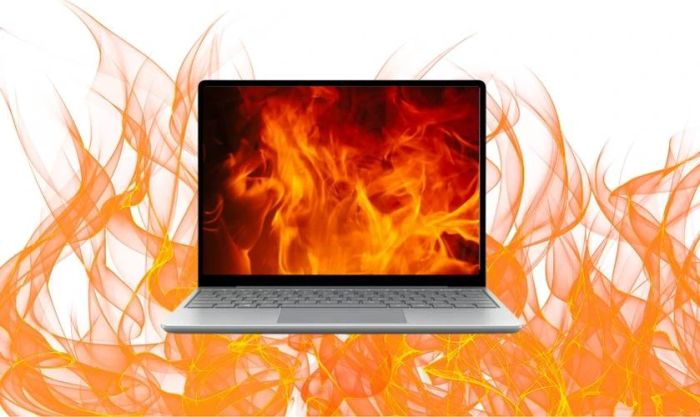Máy tính quá nóng cũng có thể khiến laptop hiển thị màn hình nhưng không hoạt động được