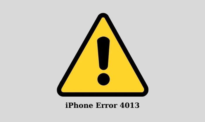 Lỗi 4013 khi Restore iPhone là gì?