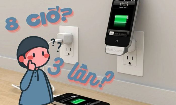 iPhone sạc lần đầu mấy tiếng thì sẽ không bị chai pin?