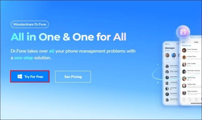 Khắc phục lỗi 4013 khi Restore iPhone bằng Dr.Fone - Repair