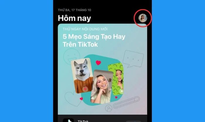 Mở ứng dụng App Store trên thiết bị iPhone