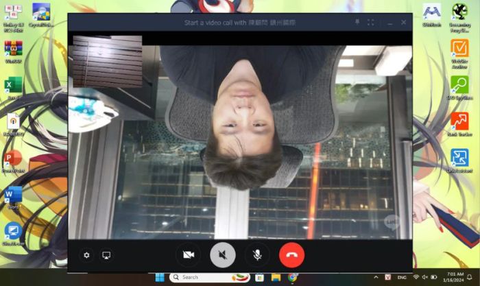 Lỗi camera laptop bị ngược