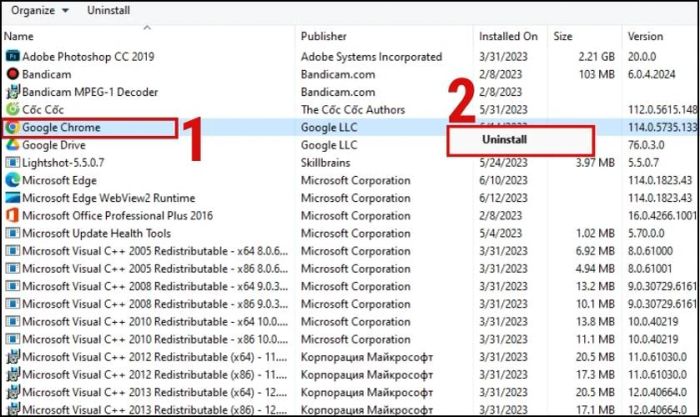 Chọn Uninstall là hoàn tất việc gỡ phần mềm